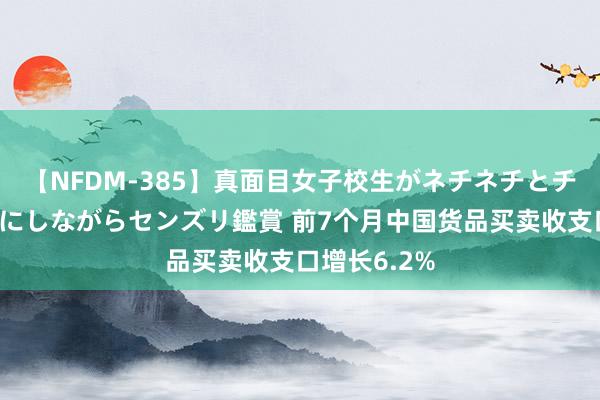 【NFDM-385】真面目女子校生がネチネチとチ●ポをバカにしながらセンズリ鑑賞 前7个月中国货品买卖收支口增长6.2%