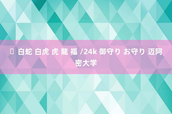 ✨白蛇 白虎 虎 龍 福 /24k 御守り お守り 迈阿密大学